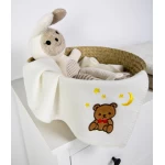 Pleds mazulim no merino vilnas Teddy bear M9 1