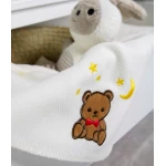 Pleds mazulim no merino vilnas Teddy bear M9 2