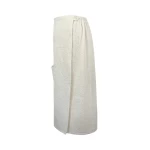 Garš natūrala lina pirts priekšauts offwhite 2