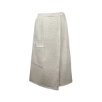 Dabiska mīkstināta lina priekšauts pirtij