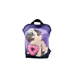 Stilīga bērnu mugursoma ar suni Mopsi