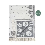 vilnonis pledas su žiemos motyvais 1