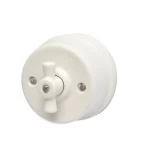 Balta porcelāna slēdzis - slēdzis 41-5