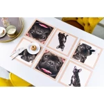 Paliktņu komplekts Black French Bulldogs 1