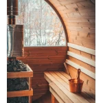 Divkrāsu priekšauts pirtij no lina 1