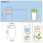 Elegants augu pods Lechuza Rondo