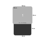 Bagāžnieka paklājiņš 90 x 100 cm 3