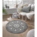 Apvalus kilimas interjere 2