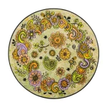 Apvalus kilimas su gėlėmis 1