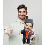 Pagalvėlė su senelio nuotrauka