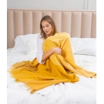 Merino vilnas pleds Scandimama Cornfields yellow 5308 2