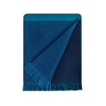 Merino vilnas pleds Scandimama Deep Ocean Blue 5307 1