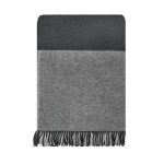 pilkai juodas vilnonis pledas 2