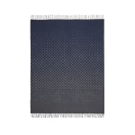 Mėlynai-pilkas alpakos vilnos pledas 3