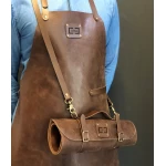 Ādas grila priekšauts UNU BBQXX LA COGNAC 1