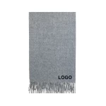  pelēka šalle uzņēmējdarbības dāvanai 1