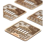 padėkliukai su įmonės logotipu