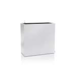 didelis baltas lauko vazonas lechuza