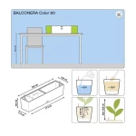 lechuza vazonai balconera ismatavimai 4