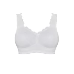 medvilninė liemenėlė moterims balta 1