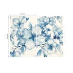 šviesios naktinės užuolaidos su gėlėmis 1