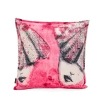 dekoratyvinė pagalvėlė rožinės spalvos