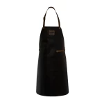 Personalizēts ādas priekšauts ar logotipu Black 2