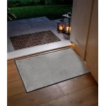 durų kilimėlis plaunamas pilkos spalvos 2