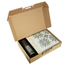 Komplekts vilnas pleds un mājas aromāts