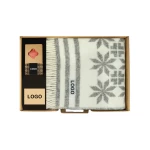  Biznesa dāvanu komplekts pleds un svece 1