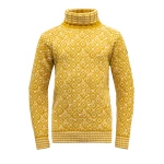 Devold vyriškas megztinis geltonos spalvos
