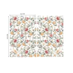 stilingos naktinės užuolaidos su rožėmis išmtavimai 1