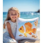 pagalvėlė su žuvytės nuotrauka kaip dovana vaikui