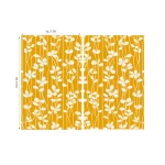 stilingos naktinės užuolaidos geltonos spalvos 1