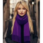 Sieviešu Šalle Baby Alpaca Violet