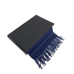 Vīriešu šalle baby alpaca Navy 2