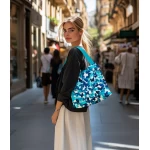 Sieviešu soma ar tauriņa rakstu