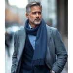 Tumši zila šalle vīriešiem