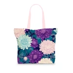 Iepirkumu somas ar ziedu rakstiem 1