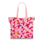 Stilīga iepirkumu soma rozā krāsā 1