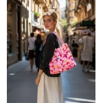 Sieviešu iepirkumu soma rozā