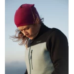 Rožinė kepurė merino vilna 1