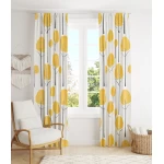 Margas dienas aizkari interjerā