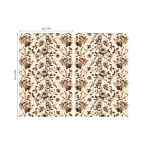 Dienas aizkari brūni rakstaini izmēri 1