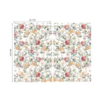 Dienas aizkari ar ziediem rozes 1