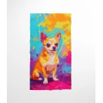 Stilingas rankšluostis su raštu 1