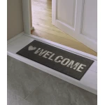 Durvju paklājs Kleen-Tex Wash+Dry Warmly Welcome 4