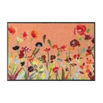 Durvju paklājs Kleen-Tex Wash+Dry Wildflowers