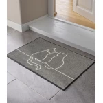 Durvju paklājs Kleen-Tex Wash+Dry Lovetails 1