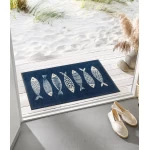 tamsiai melynas duru kilimelis wash+dry namuose